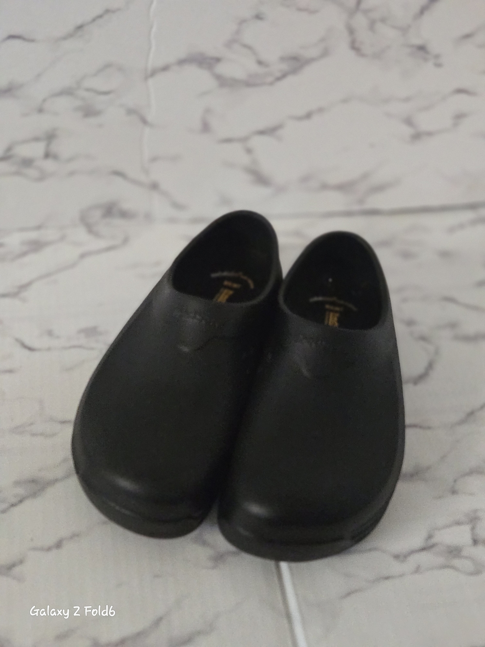 Treadsafe Black Slip-On Work Clogs